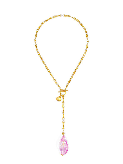Marina Pendant Lariat Necklace