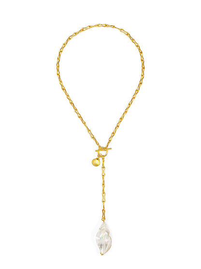 Marina Pendant Lariat Necklace