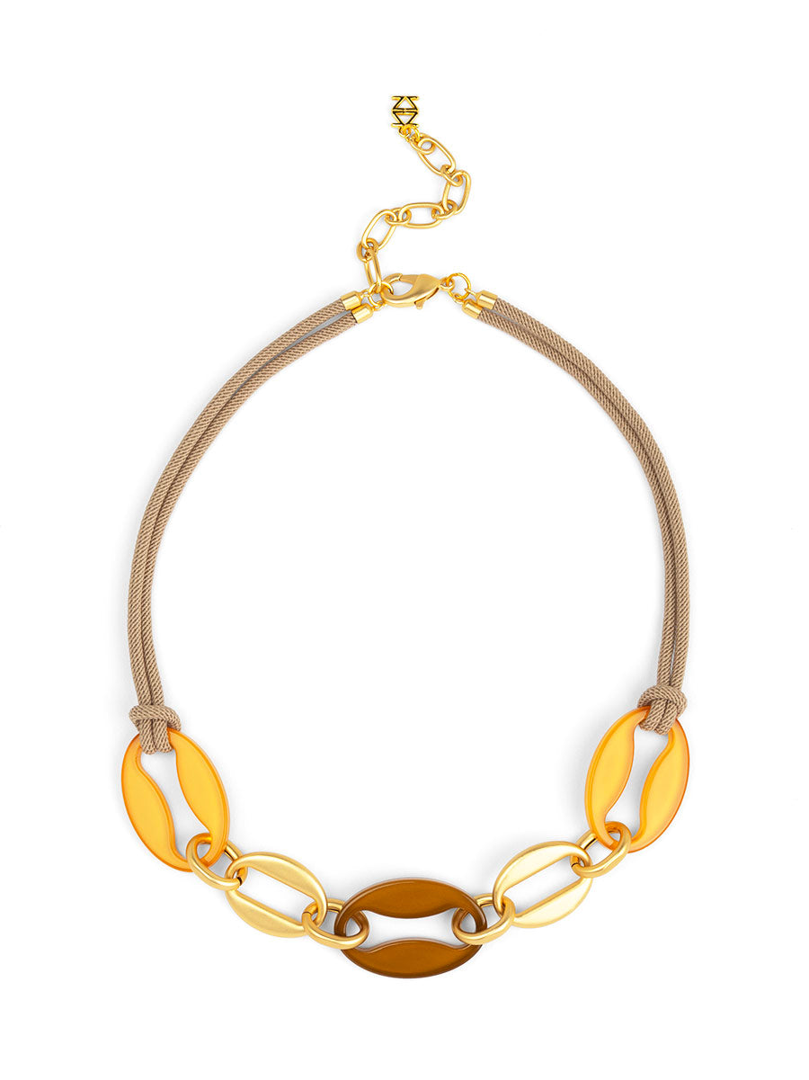 Mira Mixed Link Necklace