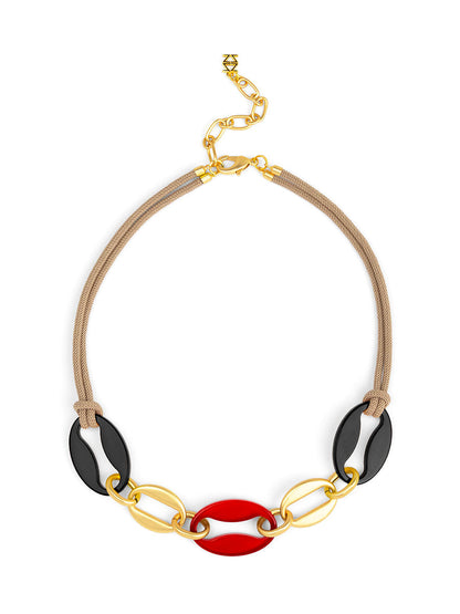 Mira Mixed Link Necklace