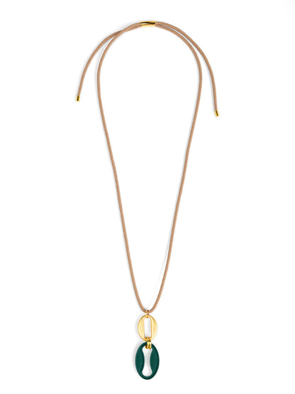 Mira Pendant Adjustable Long Necklace