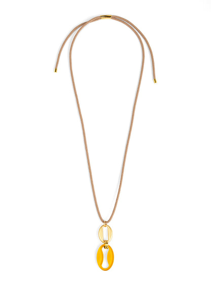 Mira Pendant Adjustable Long Necklace