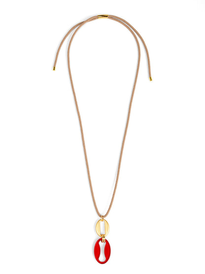 Mira Pendant Adjustable Long Necklace