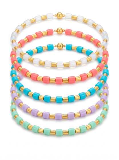 Glow Beads Magnet Necklace