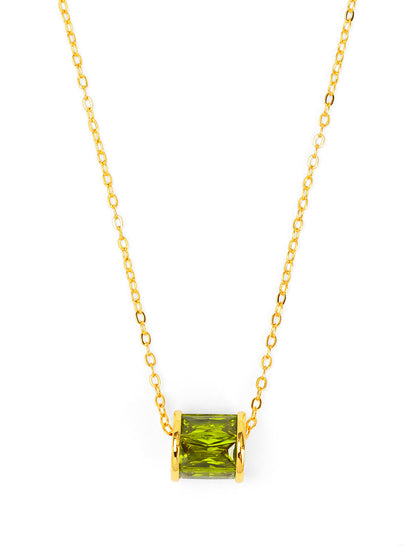 Birthstone Pendant Necklace
