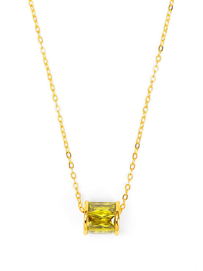 Birthstone Pendant Necklace