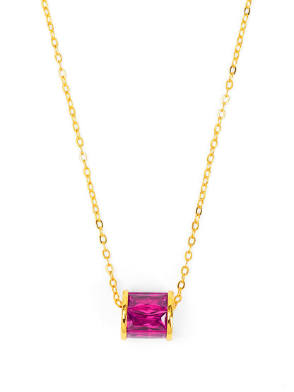 Birthstone Pendant Necklace