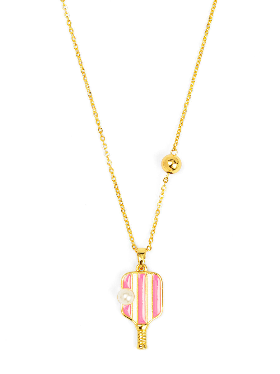 Pickleball Charm Necklace
