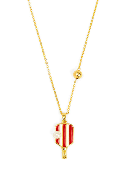 Pickleball Charm Necklace