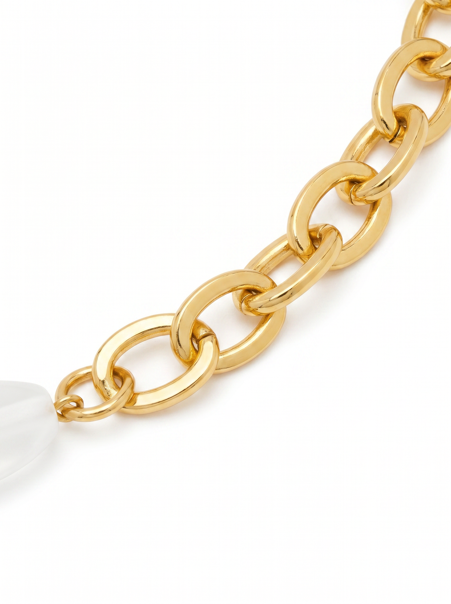 Glossy Resin Collar Necklace