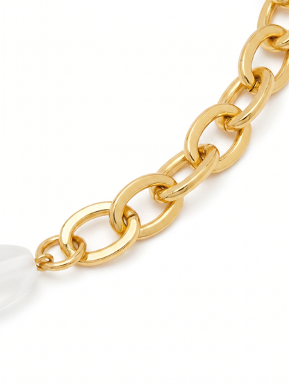 Glossy Resin Collar Necklace