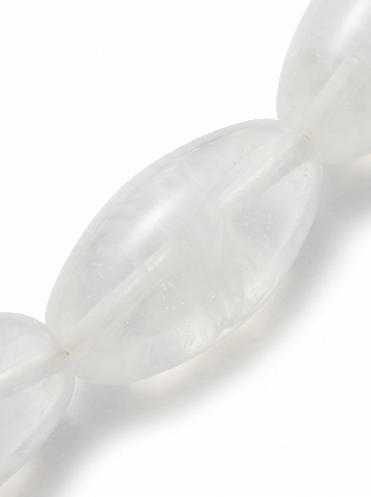 Glossy Resin Collar Necklace