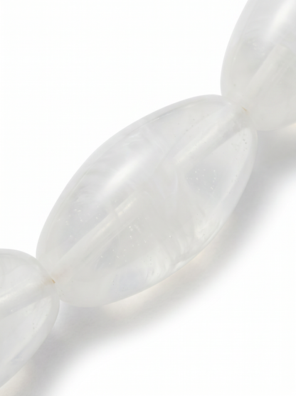 Glossy Resin Collar Necklace