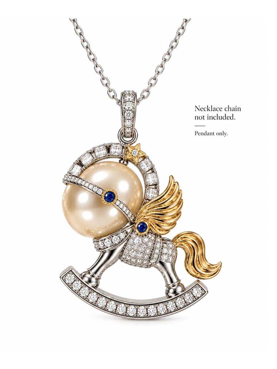 Starlit Pegasus Pearl Pendant