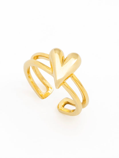 Aurea Heart Adjustable Ring
