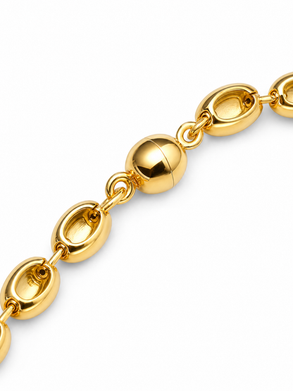 Beaded Magnetic Closure Bracelet
