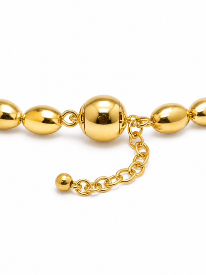 Beaded Magnetic Closure Bracelet