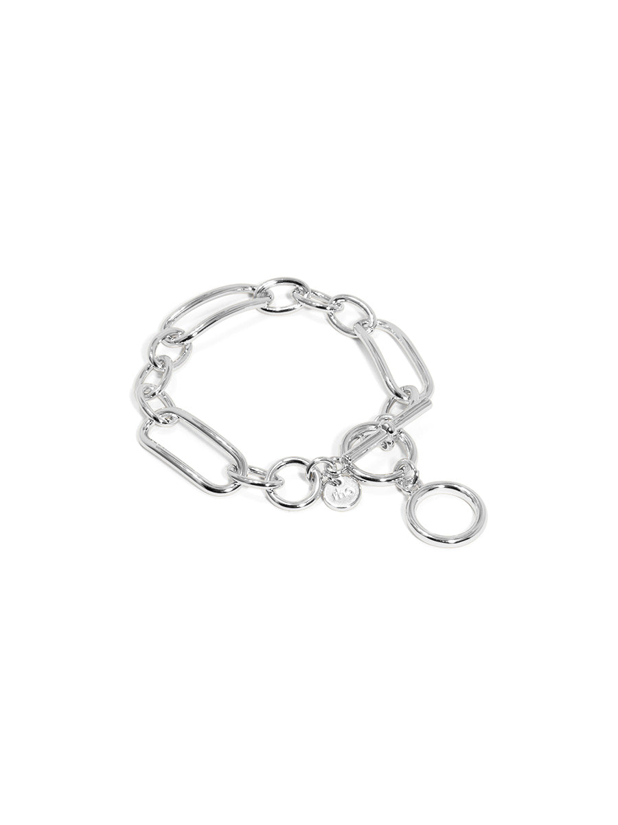 Mixed Chain Toggle Bracelet