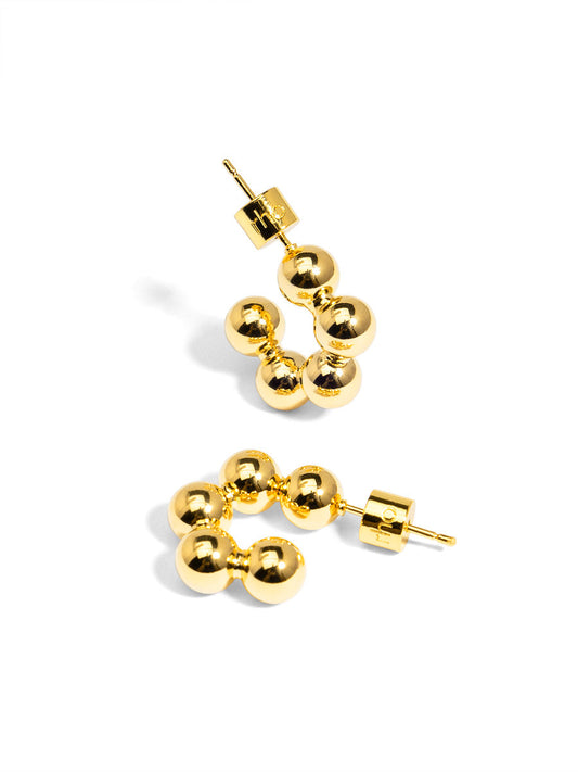 Beaded Huggie Earring