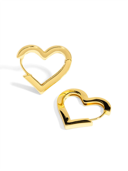 Heart Hoop Earring