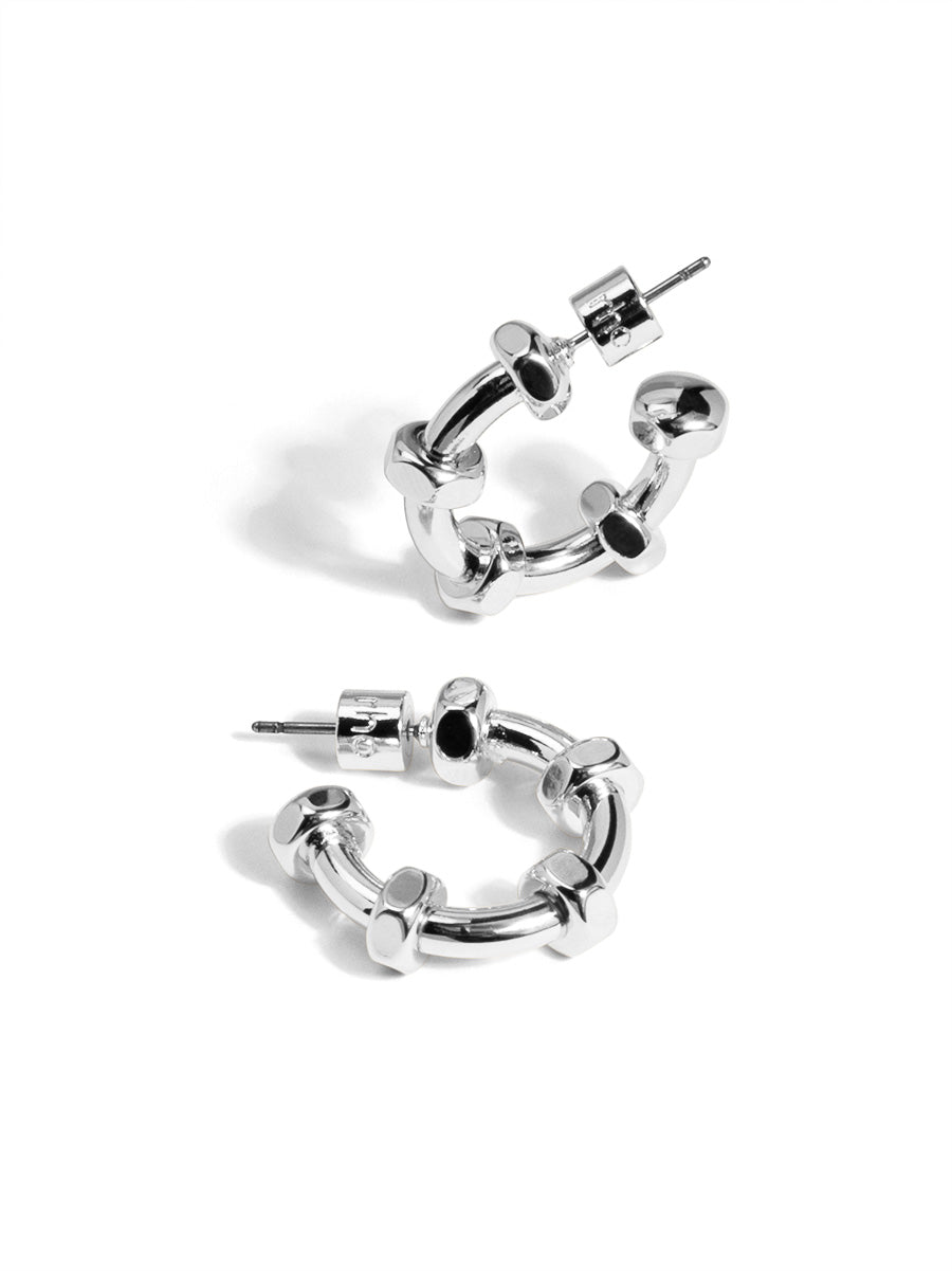 Bolt Hoop Earring