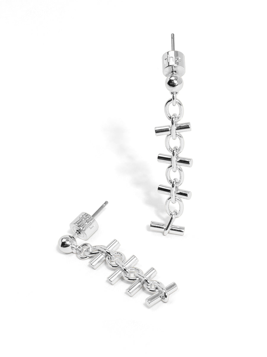 Bar Link Drop Earring