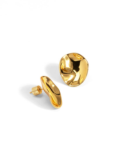Molten Stud Earring
