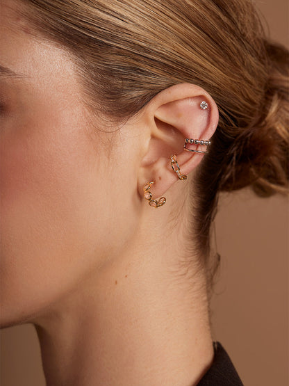 Pavé Link Ear Cuff