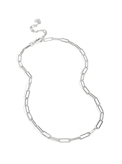 Slim Paperclip Collar Necklace