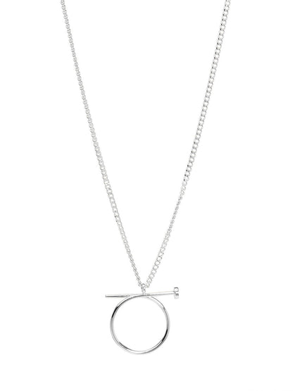 Nail Ring Charm Collar Necklace