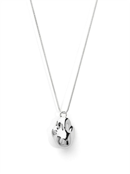Baroque Pearl-Inspired Pendant Short Necklace