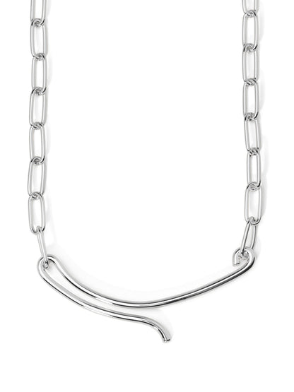 Arc Link Chain Collar Necklace