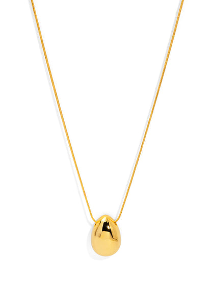 Teardrop Charm Short Necklace