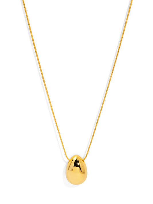 Teardrop Charm Short Necklace