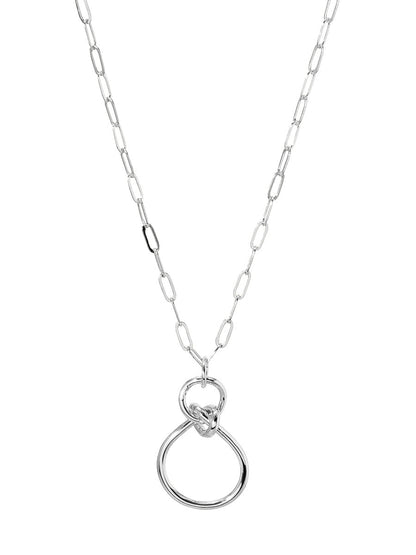 Knotted Charm Pendant Necklace