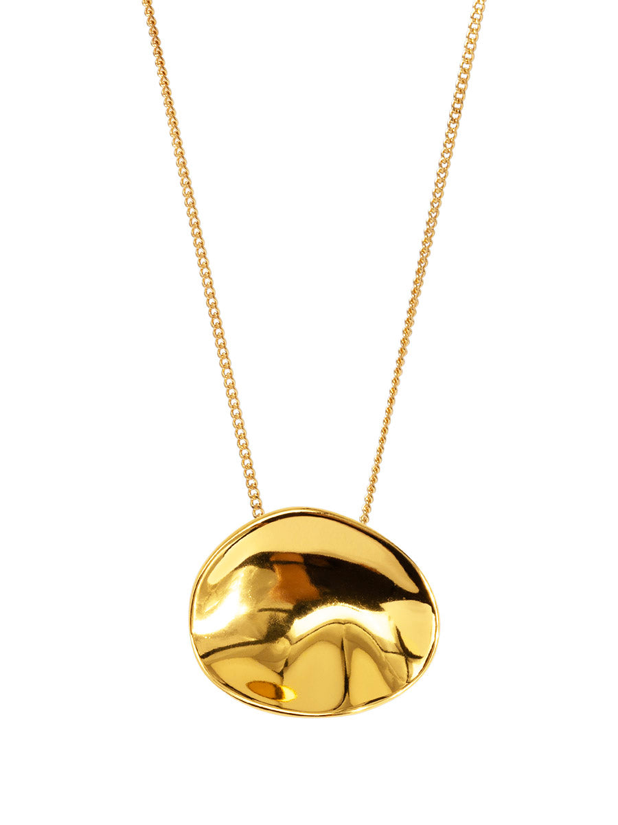 Molten Pendant Short Necklace