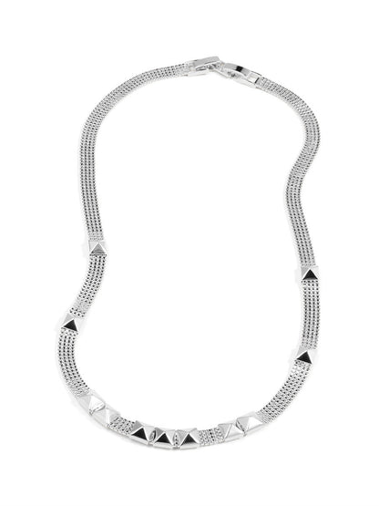 Studded Mesh Necklace