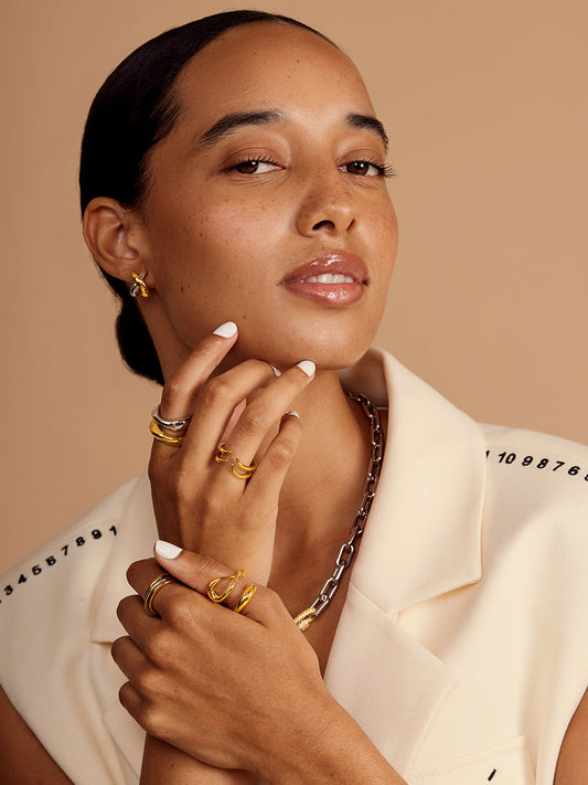 Twist Loop Ring