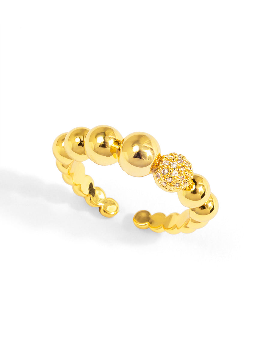 Pavé Orbit Ring