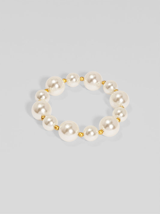 Mixed Pearl Stretch Bracelet