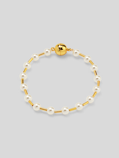 Pearl Bead Magnet Bracelet