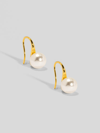 Classic Pearl Beaded Drop Earring