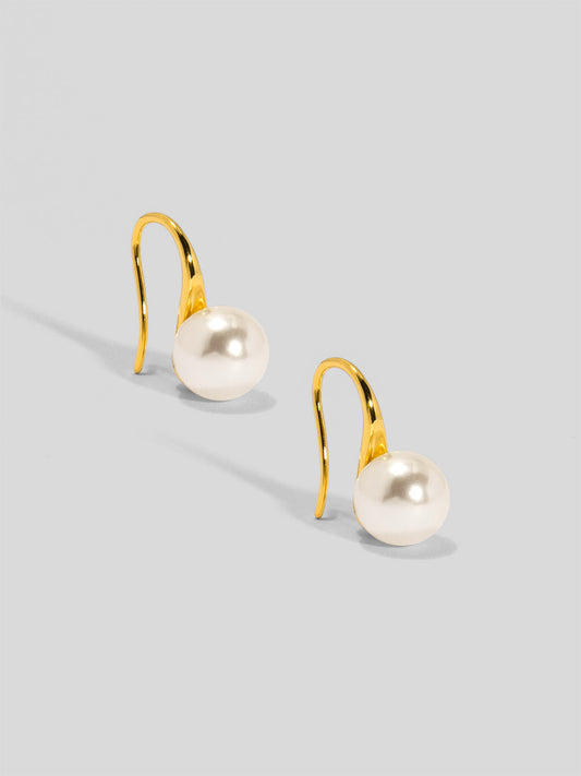 Classic Pearl Beaded Drop Earring