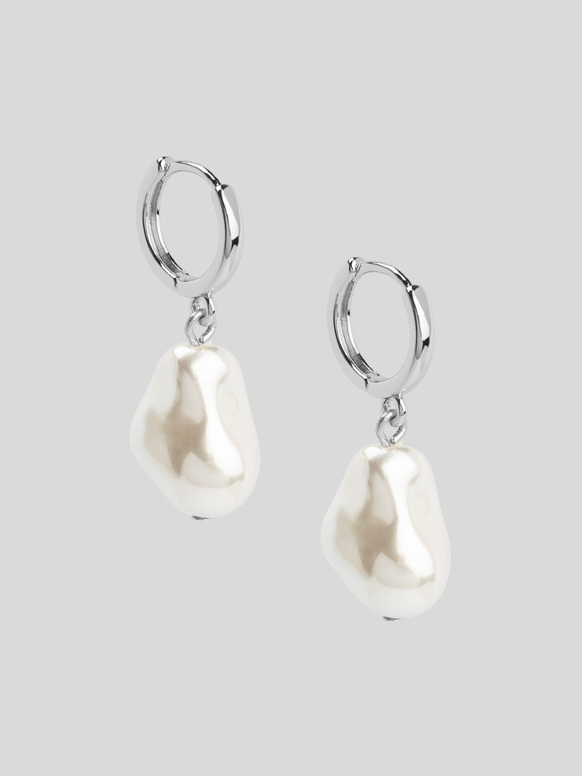 Baroque Single Pearl Drop Earring
