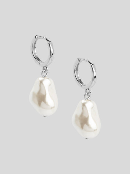 Baroque Single Pearl Drop Earring