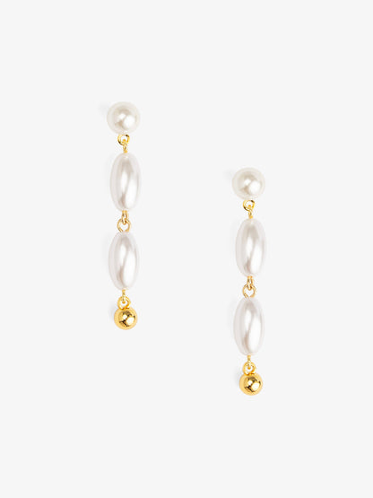 Rice Pearl Drop Earring