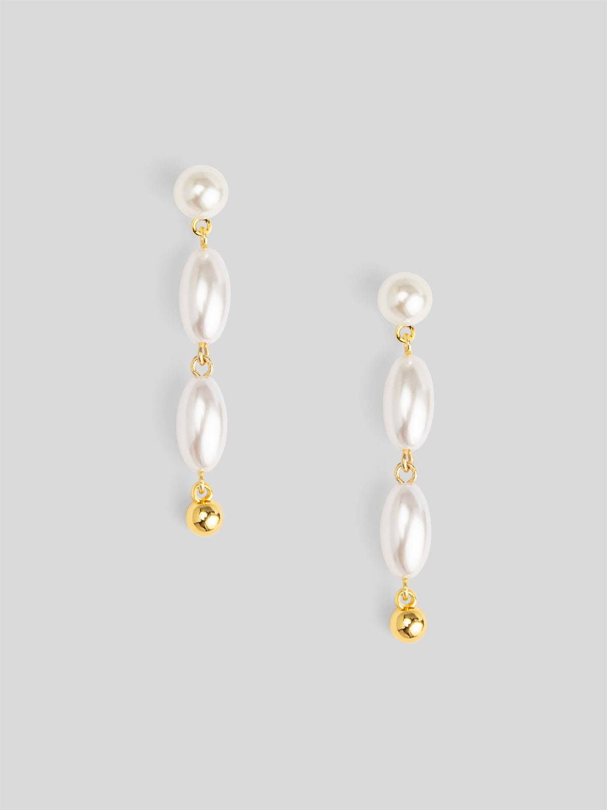 Rice Pearl Drop Earring