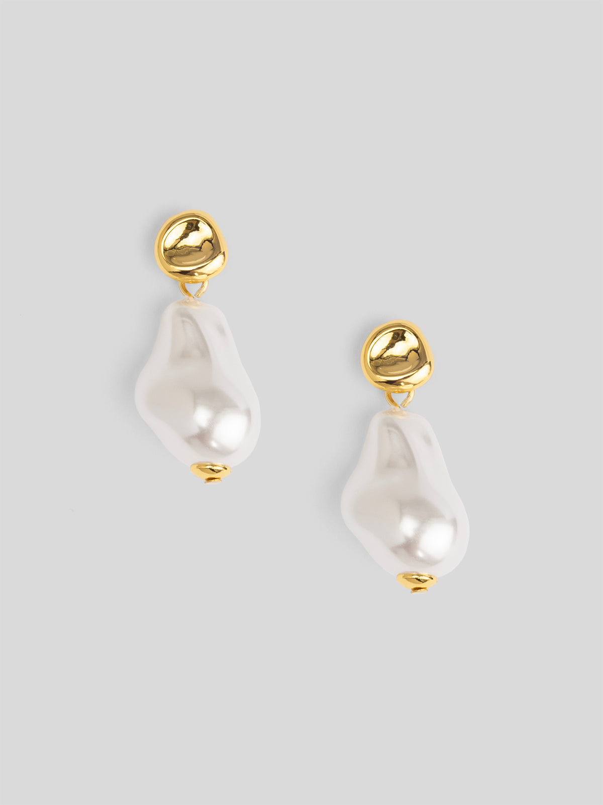 Small Baroque Pearl Drop Earring