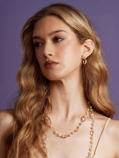 Prism Pearl Drop Earring