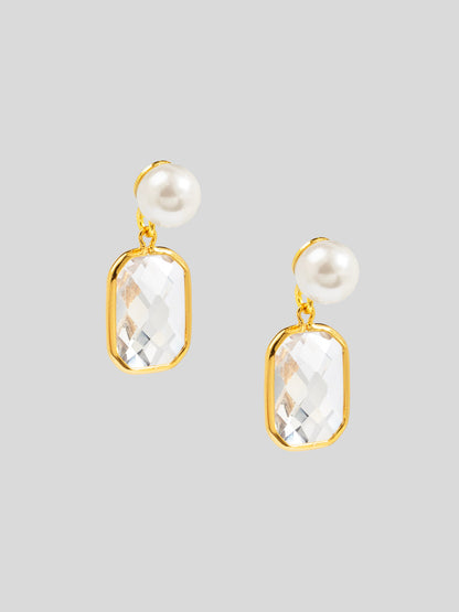Prism Pearl Drop Earring